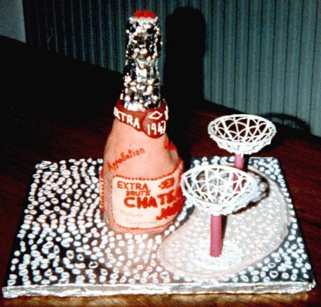 Champagne Cake - Janet's 43rd