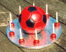 Soccer Ball Cake - Alex's 9th