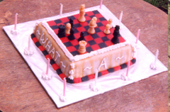 Chess Game Cake - Walter's 11th