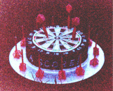 Darts Game Cake - Walter's 12th