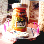 Warhammer Paint Pot Cake - Alex's 12th