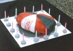 Liverpool FC Cap Cake - Alex's 15th