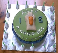 Dwango the Goose Cake - Alex's 18th birthday