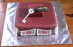 Key of the Door Cake - Walter's 21st