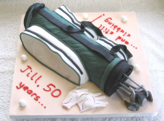 Golf Clubs Cake - Jill's 50th