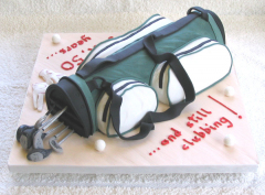 Golf Clubs Cake - Jill's 50th