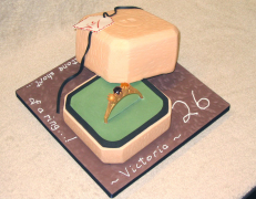 Ring and Box Cake - Victoria's 26th