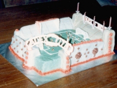 Alex United Football Stadium Cake - Alex's 5th